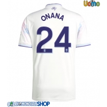 Maglie da calcio Aston Villa Amadou Onana #24 Terza Maglia 2025-26 Manica Corta